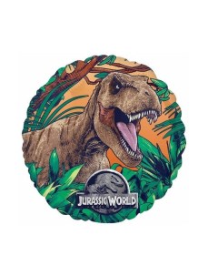 Шар Динозавры Парк Юрского периода 45 см 18 фольгированный Веселая затея