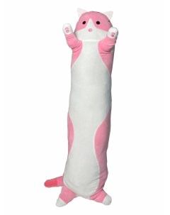 Мягкая игрушка кот батон 110 см розовый длинная большая плюшевая Игрушкофф