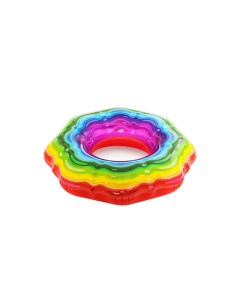 Надувной круг для плавания Rainbow Ribbon 115 см 1 шт Bestway