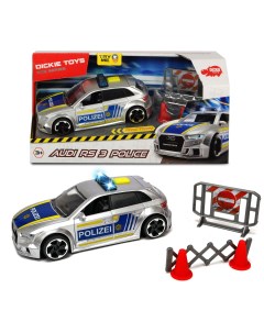 Машинка Фрикционная полицейская Audi RS3 15 см Dickie toys