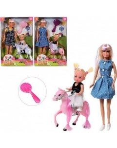 Кукла Defa Lucy Прогулка с дочкой на пони 2 куклы в комплекте 2 вида в коллекции Abtoys