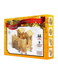 Конструктор деревянный Замок 3 набор из 480 деталей Лесовичок