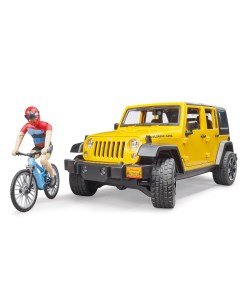 Внедорожник Wrangler Rubicon Unlimited c велосипедистом 02 543 Bruder