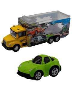 Набор грузовик и машинка die cast Funky toys