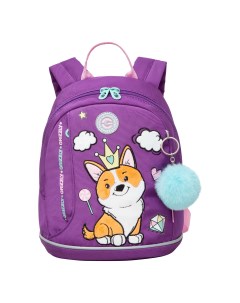 Рюкзак дошкольный для девочки в детский сад RK 381 2 2 фиолетовый Grizzly