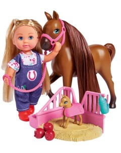 Набор кукла Еви 12 см с беременной лошадкой Simba