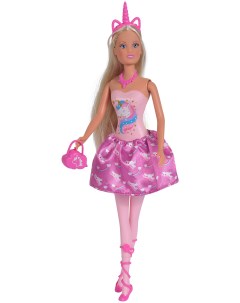 Кукла Simba Штеффи в розовом платье Steffi love