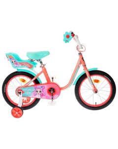 Велосипед 16 Fashion Girl цвет персиковый тиффани Graffiti