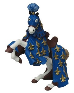 Игровая фигурка Конь принца Филипа синий Papo