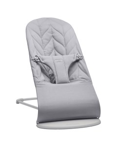 Кресло шезлонг Bliss Light Grey лепесток cветло серый Babybjorn