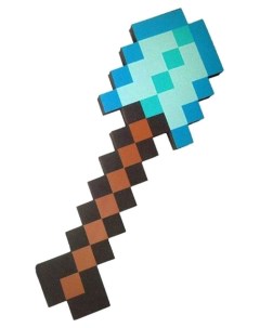 Лопата Алмазная пиксельная 45 см Minecraft