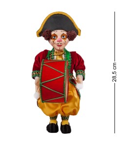 Кукла Клоун с барабаном RK 132 Рускукла