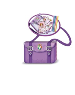 Детская сумка папка Принцесса София с фломастерами и наклейками 205109 Disney
