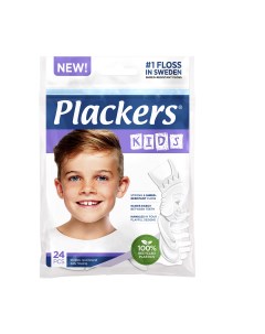 Зубная нить Флоссер Plackers kids