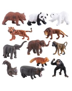 Фигурка Мир животных маленькая 8 см 1 шт в ассортименте Игрики zoo