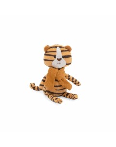 Мягкая игрушка Тигрёнок Кукки с желтым шарфиком 14 см 2241 14B Orange toys