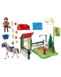 Игровой набор Грумерская станция для лошадей Playmobil