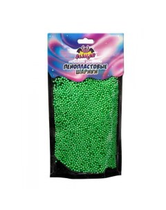 Наполнение для слайма Пенопластовые шарики 2 мм Светлозеленый Slimer