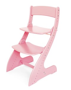 Детский растущий стул розовый Друг кузя
