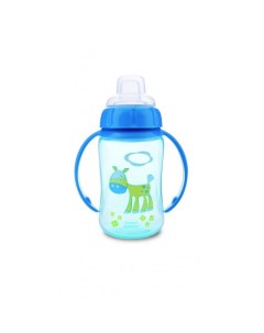 Бутылочка Canpol Cheerful animals трит с ручк с сил соской 120 мл 3м 11 823prz голубой Canpol babies