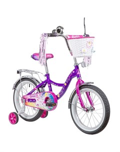Велосипед 16 LITTLE GIRLZZ фиолетовый Novatrack