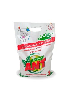 Стиральный порошок для детских вещей 3 кг детский Ant