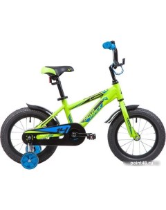 Детский велосипед Lumen 14 зеленый черный 2019 Novatrack