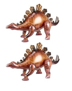 Набор шаров ЕУТ_1208 0612 Динозавр Стегозавр 99 см коричневый Веселая затея