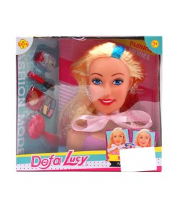 Кукла манекен Стилист 17 см расческа косметика в коробке 8401 Defa lucy