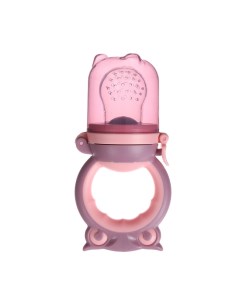 Ниблер для прикорма Совушка с силиконовой сеточкой цвет розовый Mum&baby