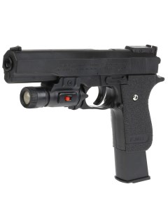 Пневматический игрушечный пистолет с фонариком с пульками 100000165 Shantou gepai