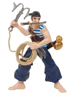 Игровая фигурка Пират с абордажным крюком Papo