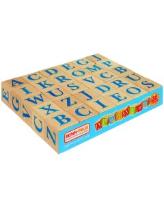 Развивающая игрушка Кубики Алфавит английский 30 шт Пелси