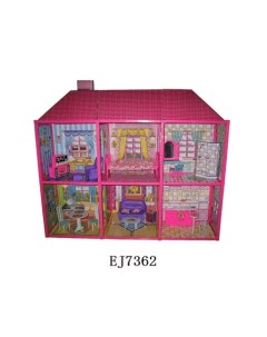 Игрушечный дом для кукол с мебелью 6983 Импортные товары