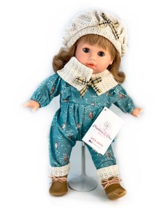Кукла Тина блондинка в цветном комбинезоне 42 см арт 652 Marina&pau
