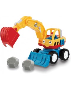 Экскаватор бульдозер Dexter the Digger инерционная игрушка от 1 5 до 5 лет Wow toys
