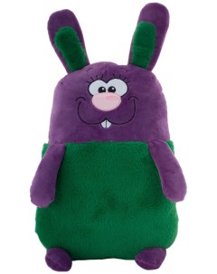 Мягкая игрушка Мягкие зверята Фиолетовый заяц 50 см KiddieArt Kiddie art