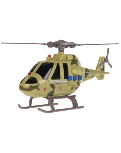 Вертолет Военный 19см свет звук Технопарк