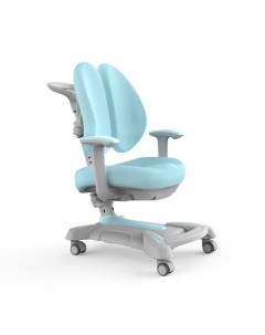 Растущее детское кресло с подлокотником и подставкой для ног Bellis Blue Cubby