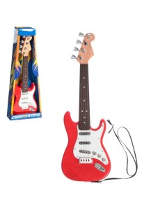 Игрушка музыкальная Гитара рокер звуковые эффекты цвет красный Забияка