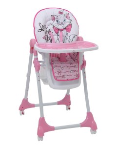 Стульчик для кормления Polini 470 Кошка Мари розовый Disney baby