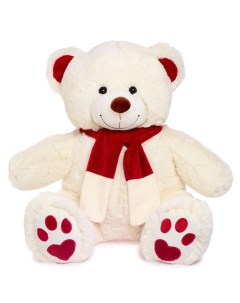 Мягкая игрушка Медведь Кельвин цвет молочный 90 см Любимая игрушка