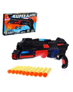 Бластер игрушечный Разрушитель стреляет мягкими пулями световые и звуковые эффекты X-force