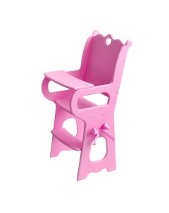 Игрушка детская столик для кормления с мягким сидением коллекция Diamond princess розовый Nobrand