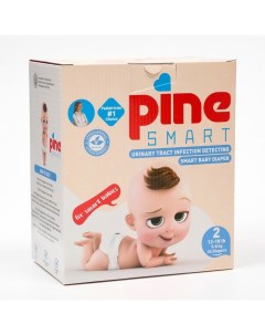 Подгузники детские умные Pine Smart 2 Mini 5 8 кг 24 шт Nobrand