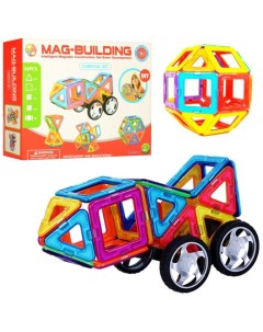 Магнитный конструктор Mag Building 36 деталей и колеса Mag-building