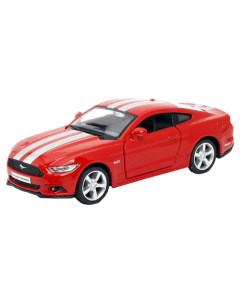 Машина металлическая RMZ 1 32 Ford 2015 Mustang with Strip инерционная красный 554029C RD Rmz city