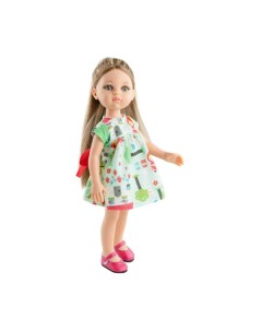 Кукла Элви в зеленом платье 32 см Paola reina