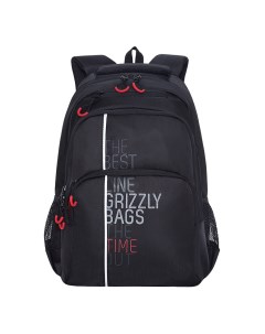 Рюкзак школьный для мальчика RU 030 31m 1 черный красный Grizzly