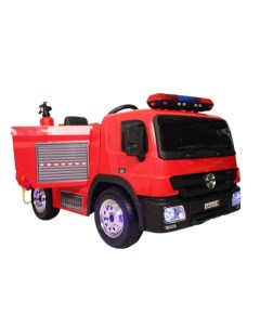 Детский электромобиль A222AA пожарная красный Rivertoys